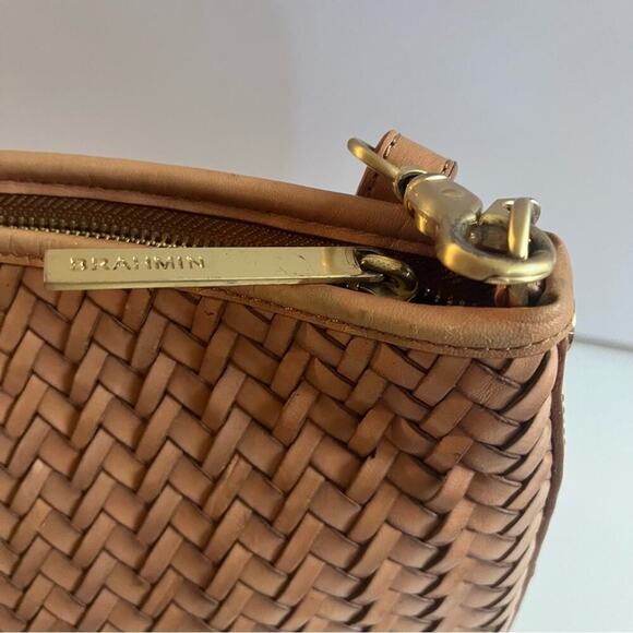 BRAHMIN Leather Woven Remy Bag, AUTHENTIC LUXURY, Brown - Picture 4 of 9